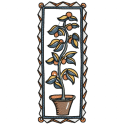 Vase For Flowers Embroidery Design 7 Vase For Flowers Embroidery Design 7